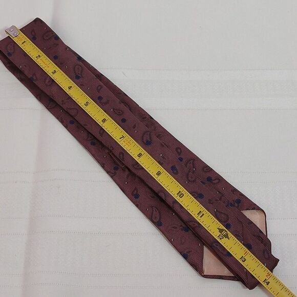 Vintage L.S. Ayres & Co The Classic Collection Vintage Silk Neck Tie - Picture 6 of 6